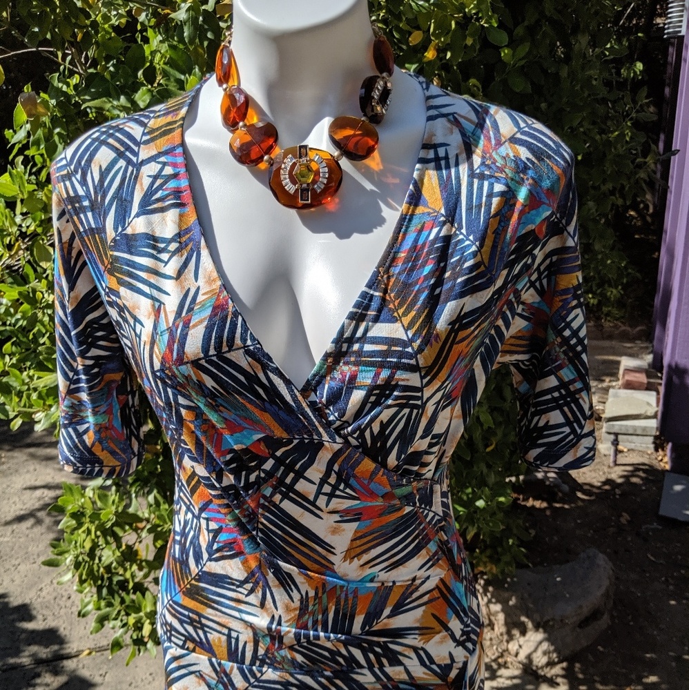 La Salle Fit And Flare Dress - L - Picture 4 of 5